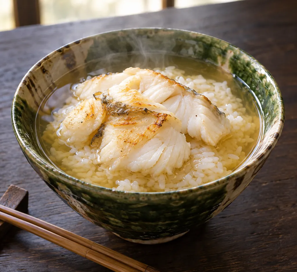 たらのふっくらだし茶漬けの完成イメージ