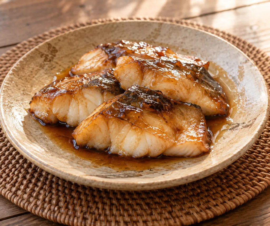 たらのみりんぽん酢焼きの完成イメージ