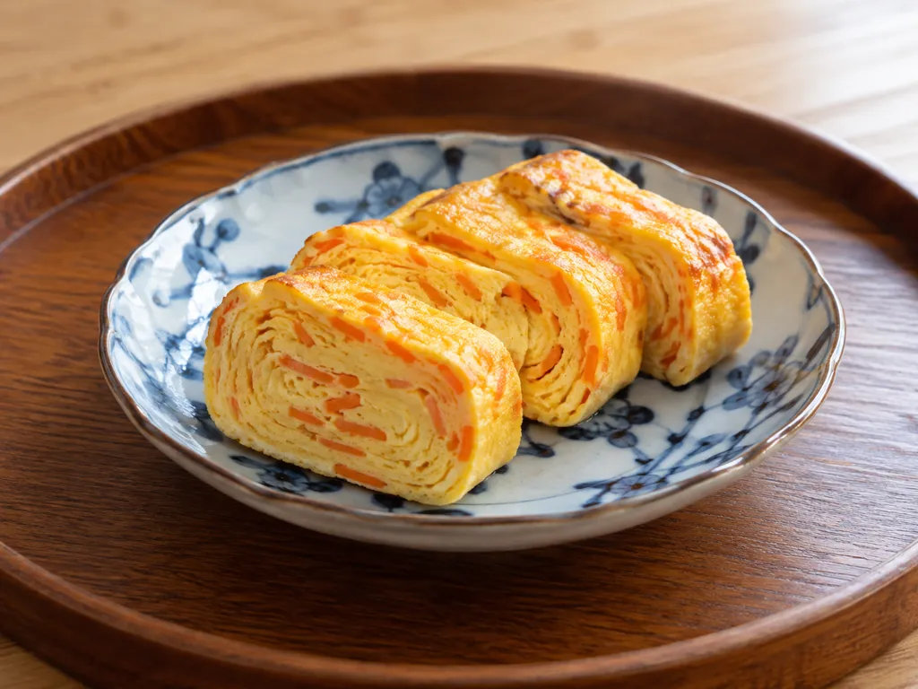 にんじん入り厚焼き卵の完成イメージ