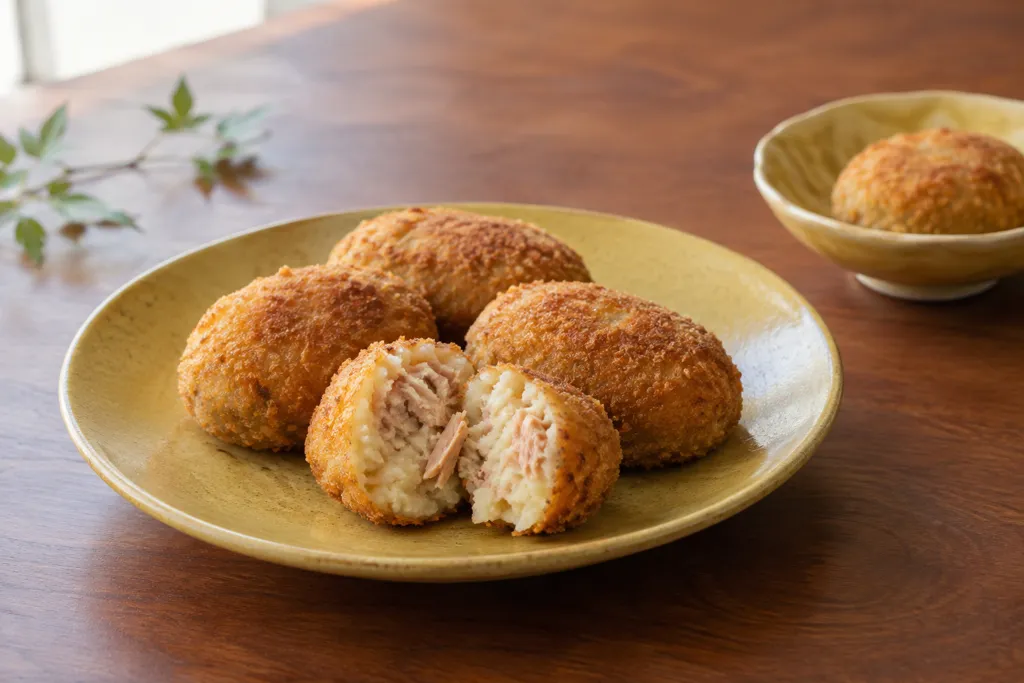 ツナの焼きコロッケの完成イメージ