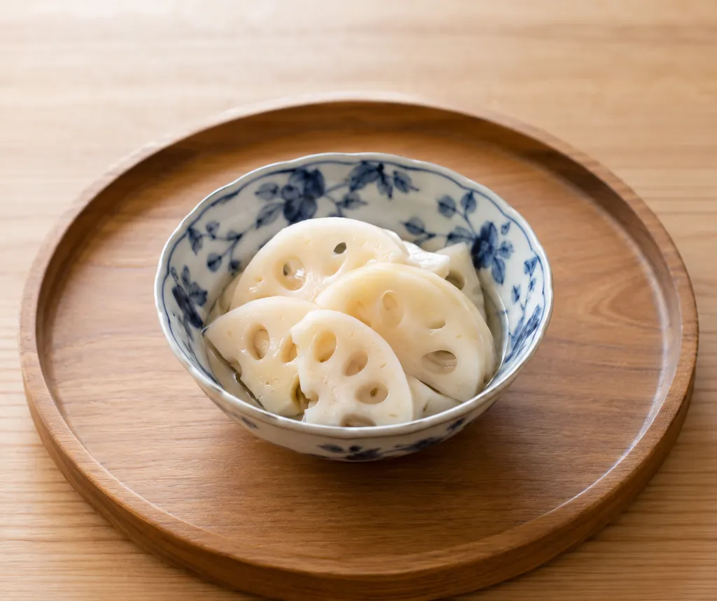 れんこんのだし浅漬けの完成イメージ