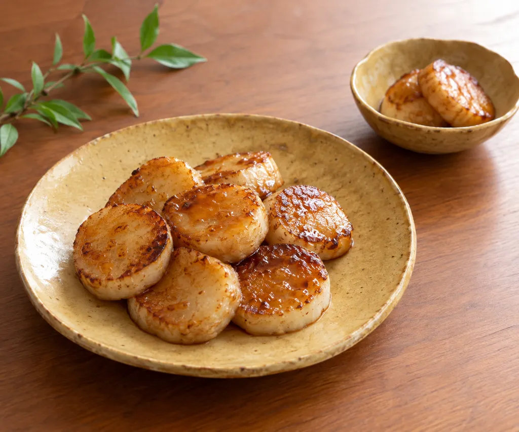 長芋のこんがり甘辛焼きの完成イメージ