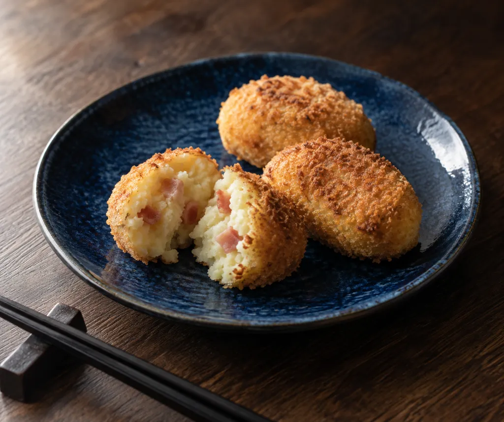 じゃがいもとベーコンの焼きコロッケの完成イメージ