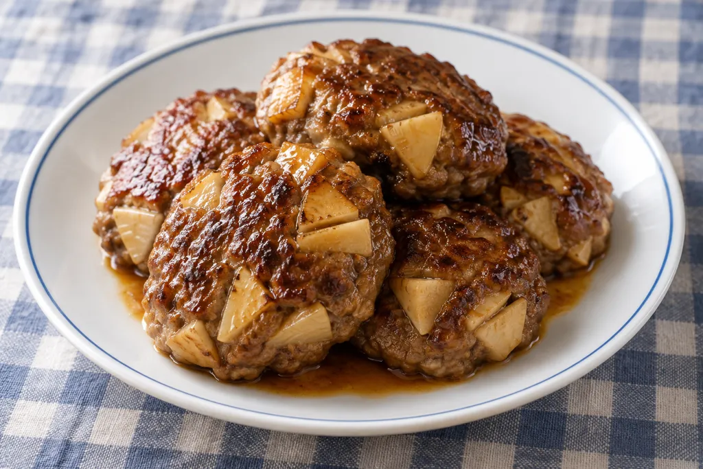 たけのこの牛つくね焼きの完成イメージ