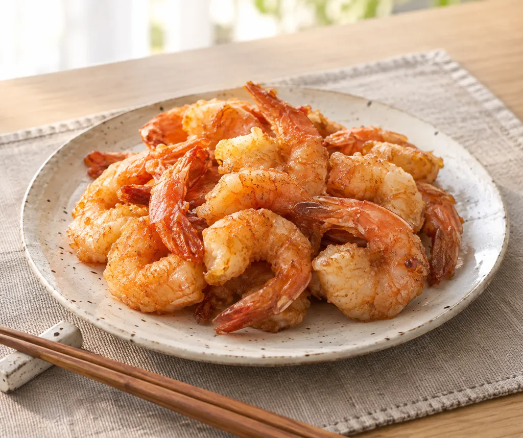 えびの竜田揚げ ごま油風味の完成イメージ