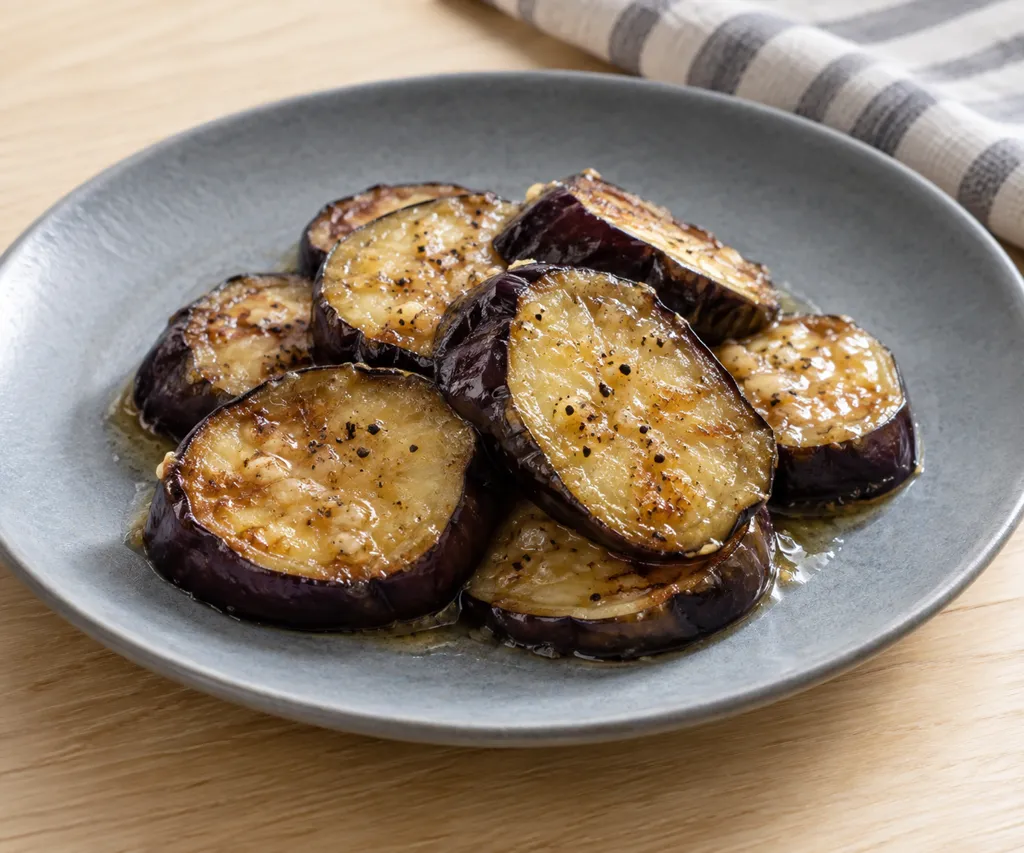 なすのレモンバター焼きの完成イメージ