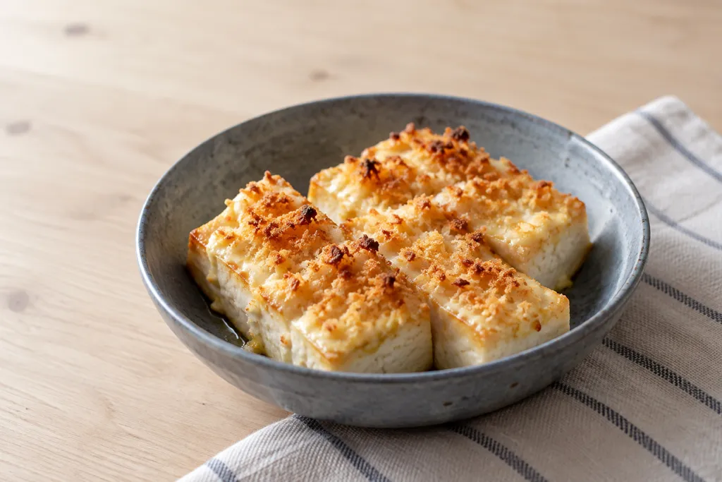 豆腐のパン粉焼きの完成イメージ