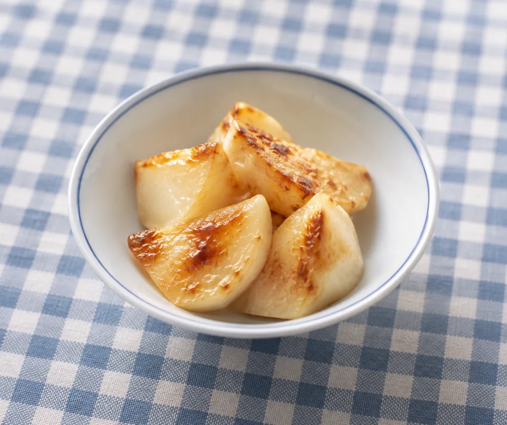 かぶの醤油マヨ焼きの完成イメージ