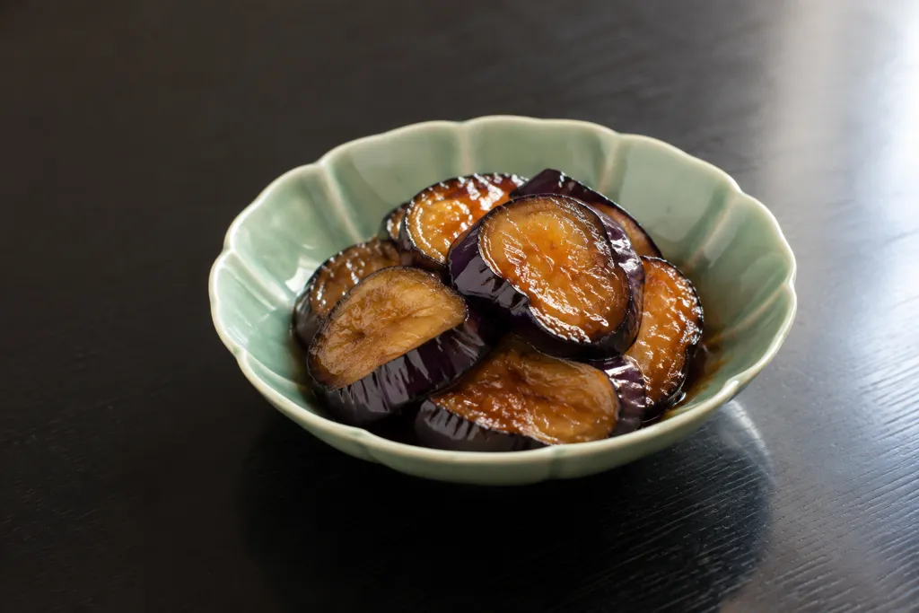 なすとしょうがだれの中華揚げ焼きの完成イメージ