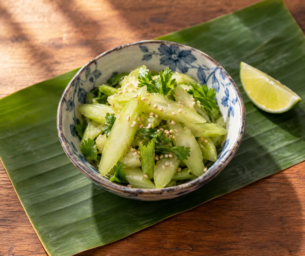 セロリのナムルの完成イメージ