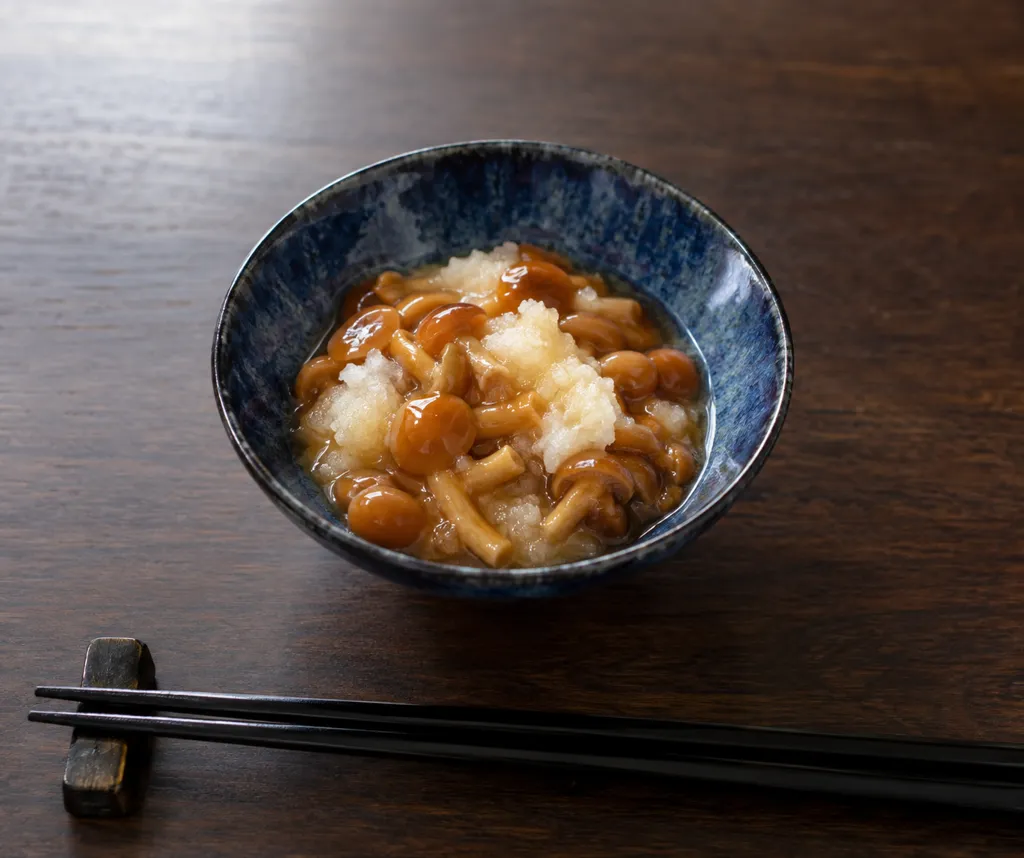 なめこと大根のきのこおろしの完成イメージ