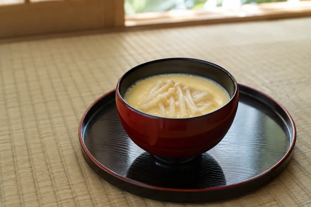 えのきの茶碗蒸しの完成イメージ