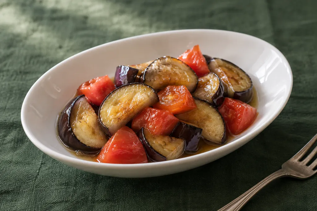 なすとトマトのマリネの完成イメージ