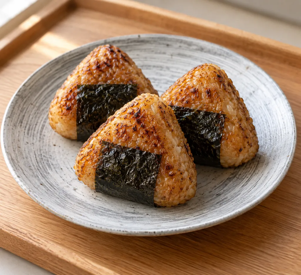 のりの焼きおにぎりの完成イメージ