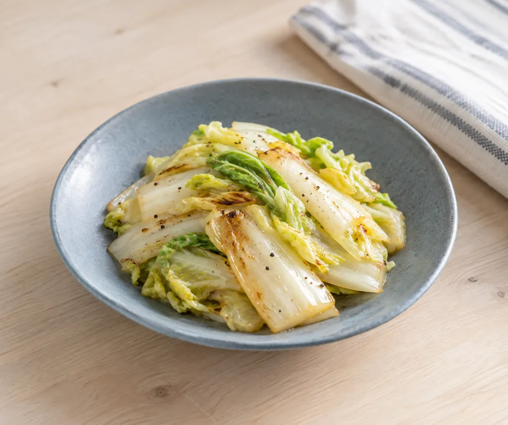 白菜のバター炒めの完成イメージ