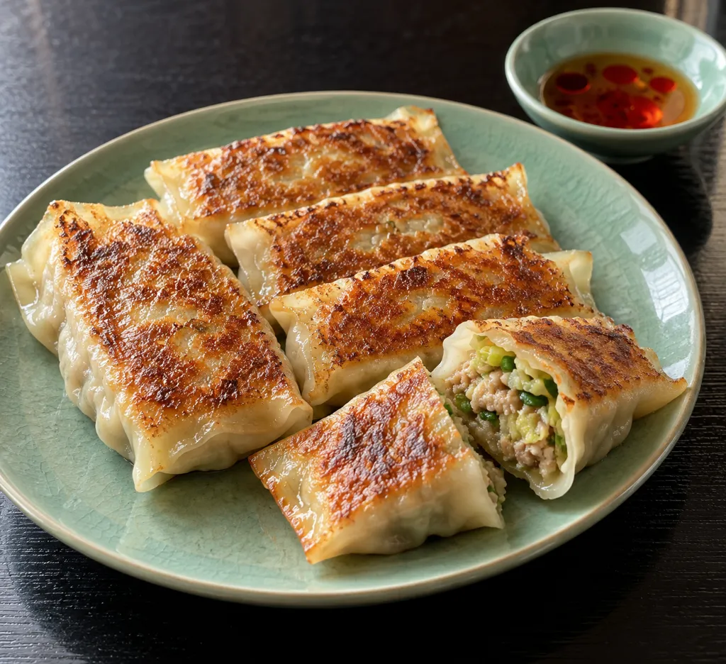 時短豚ひき肉と白菜の餃子風つくねの完成イメージ