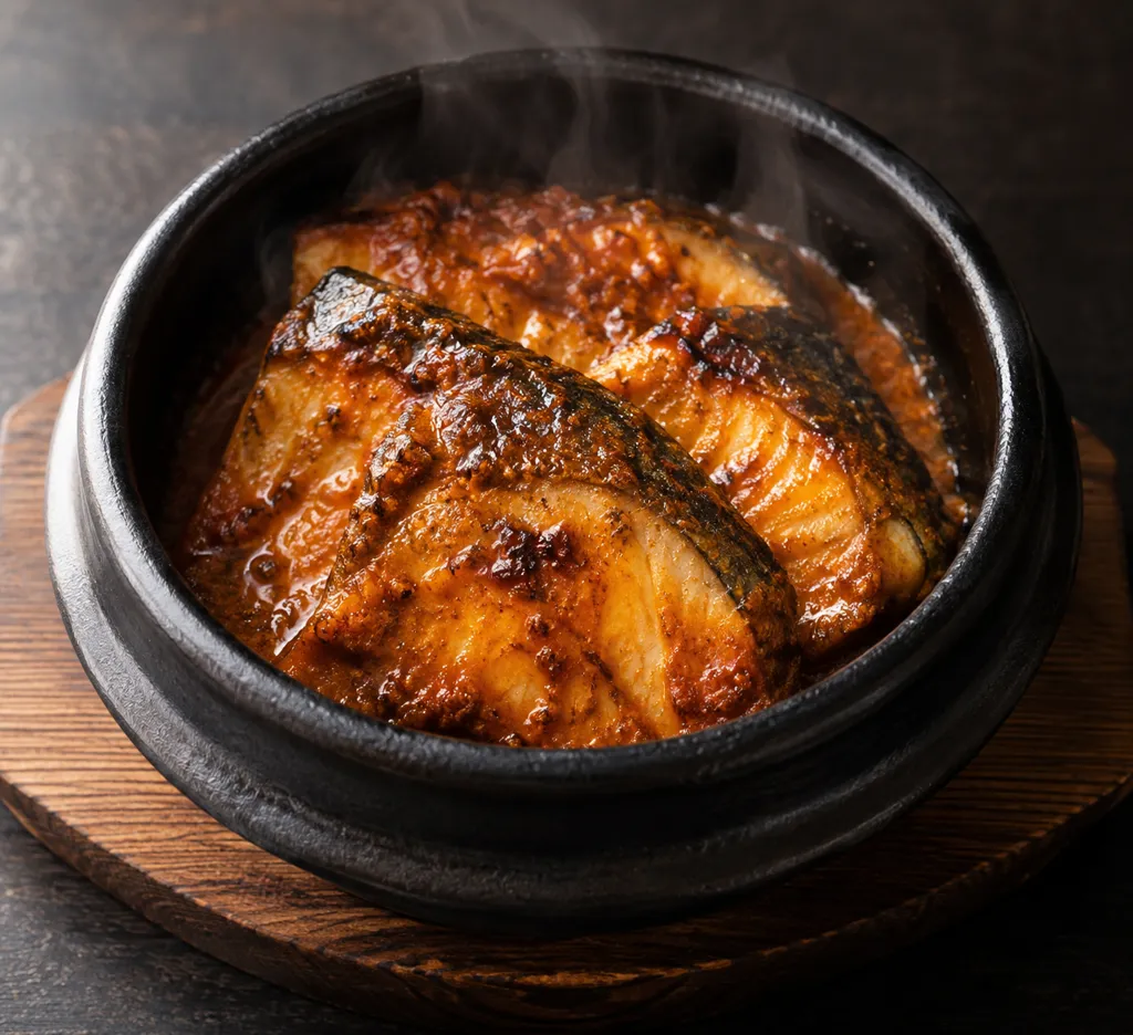 ぶりとヨーグルトのタンドリー風焼きの完成イメージ