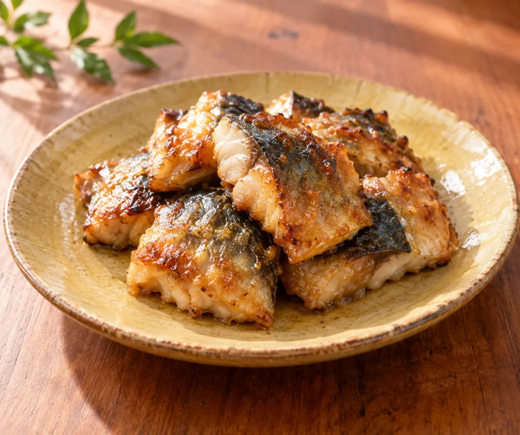 時短さばと味噌マヨのフライパン焼きの完成イメージ