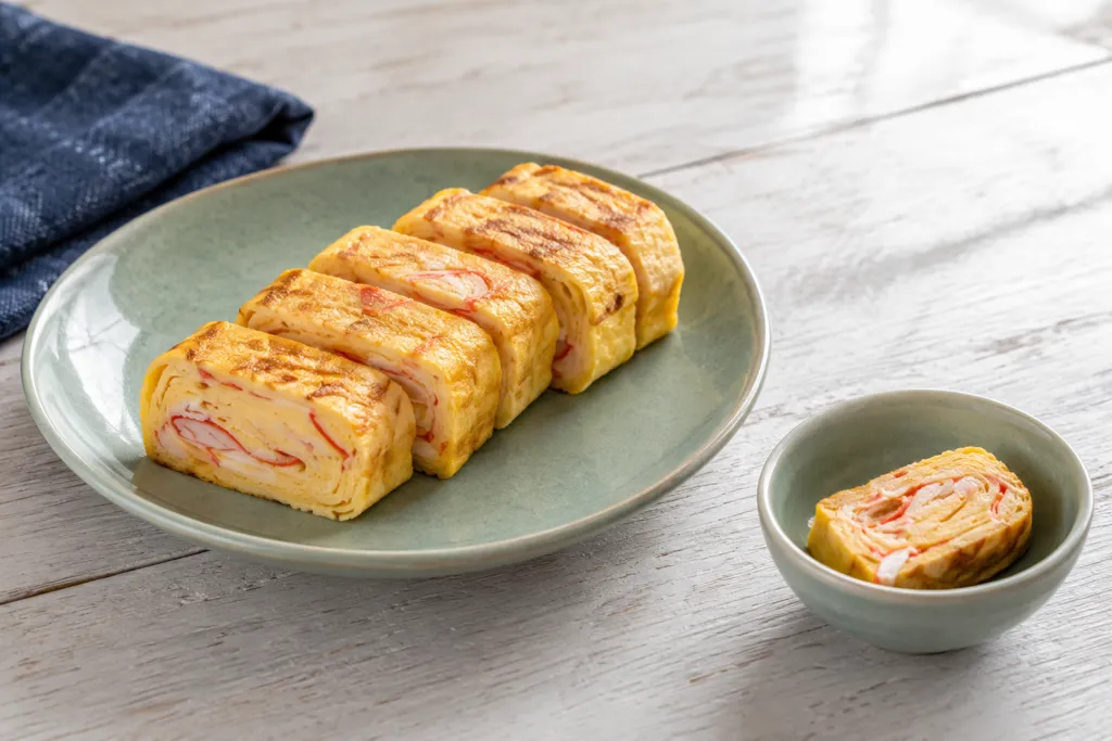 かにかまの厚焼き卵の完成イメージ
