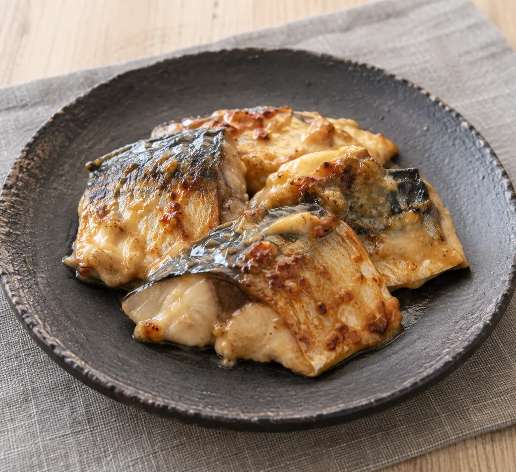 さばのしょうが醤油マヨ焼きの完成イメージ