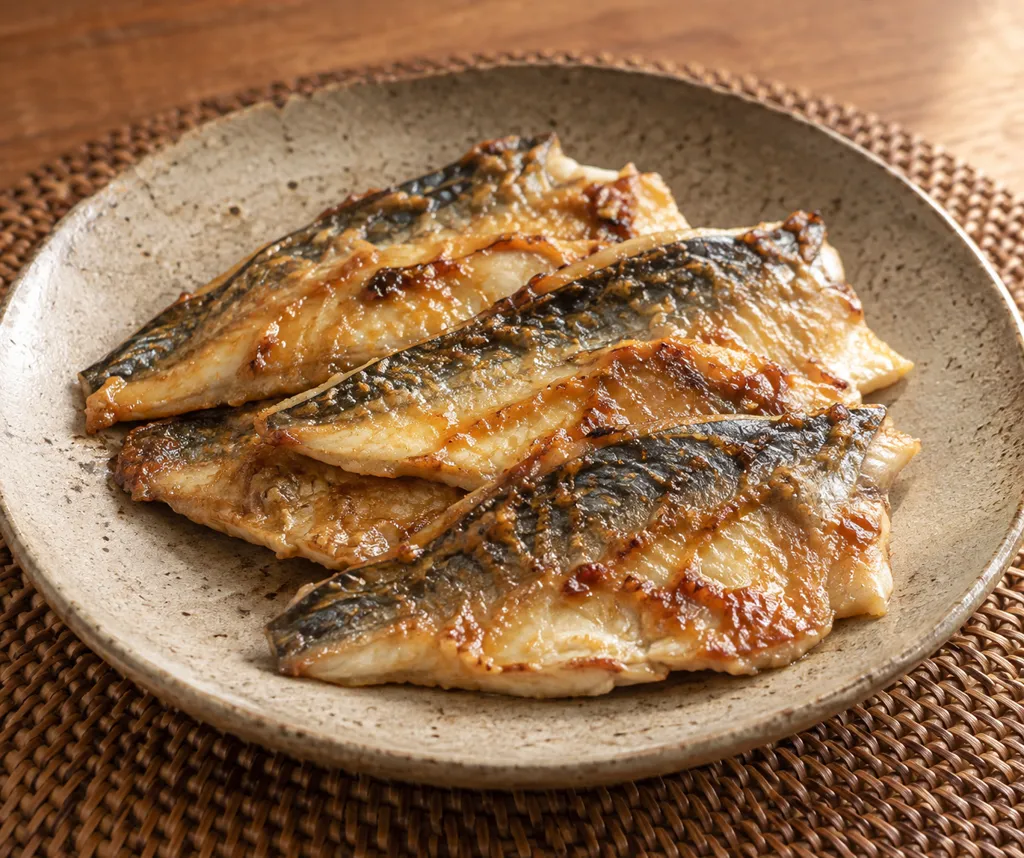 あじのしょうが醤油マヨ焼きの完成イメージ