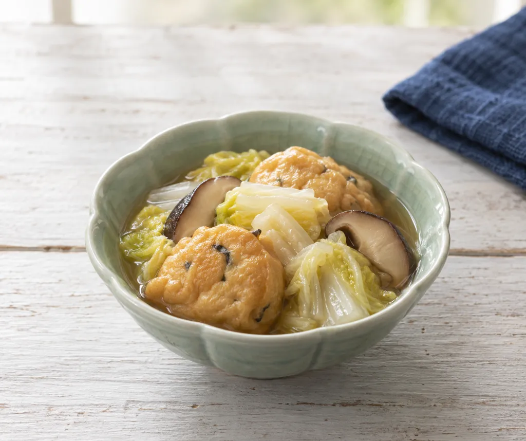 がんもどきと白菜のうま煮の完成イメージ