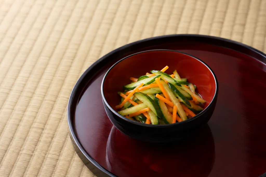 きゅうりとにんじんの昆布浅漬けの完成イメージ