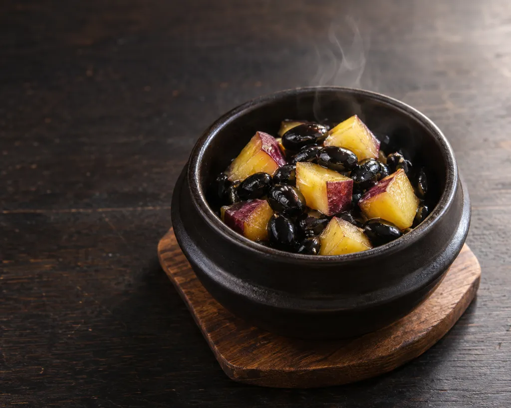 黒豆とさつまいものエスニック豆サラダの完成イメージ