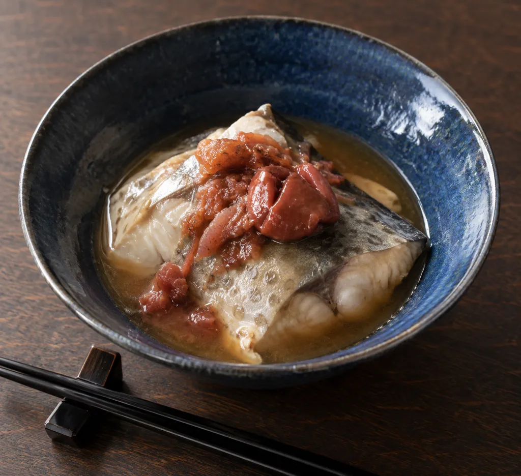さわらのレンジ梅煮の完成イメージ