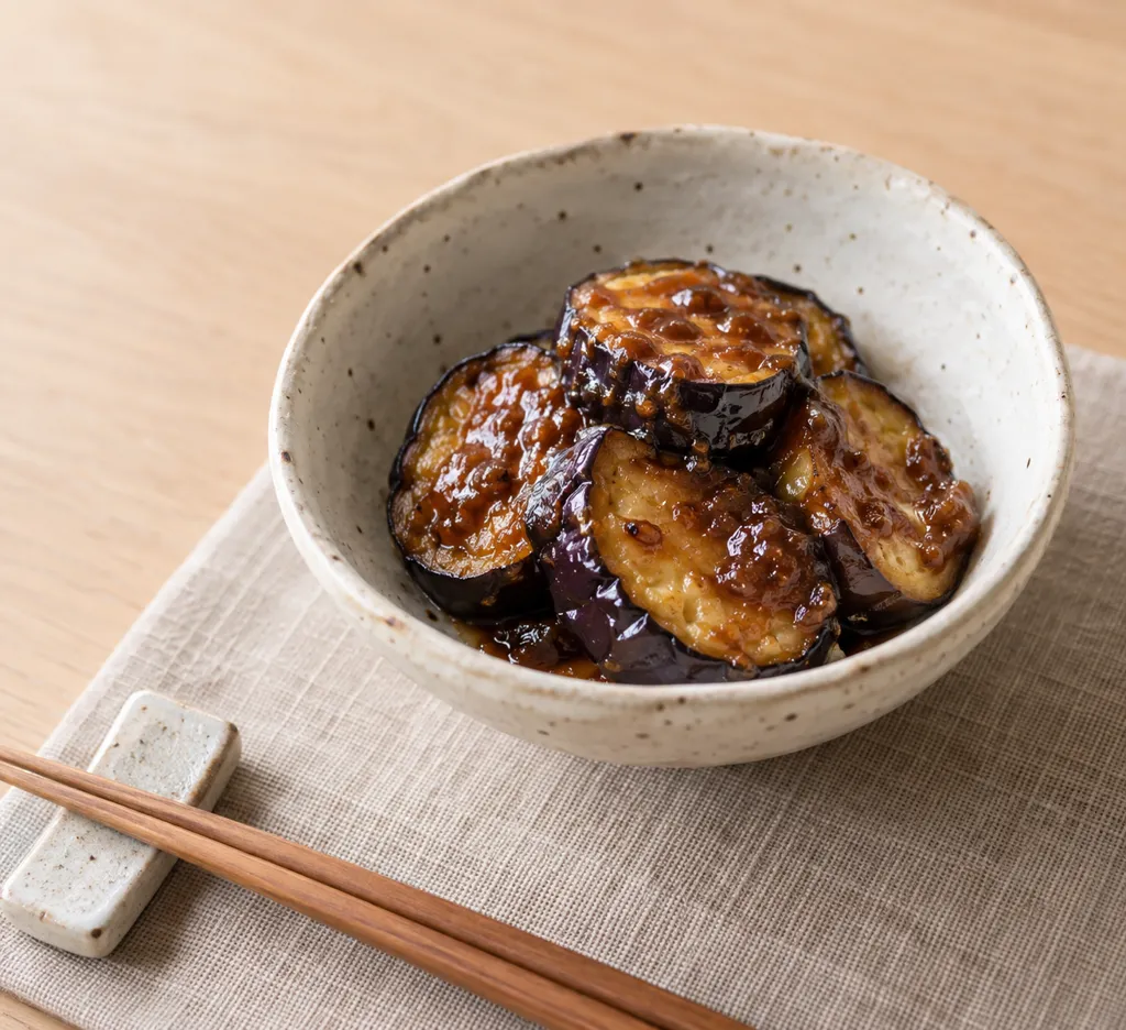 なすの甘味噌だれ焼きの完成イメージ