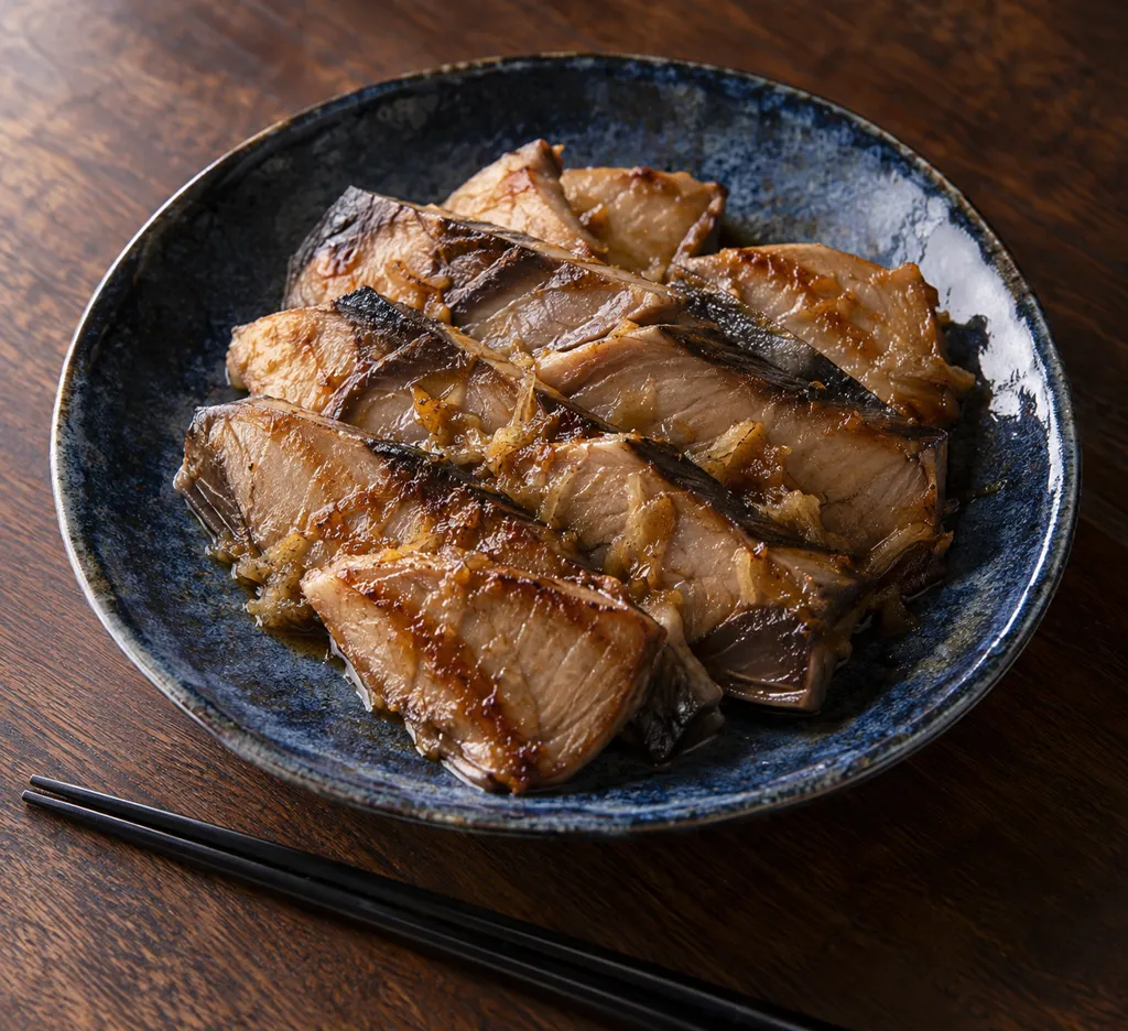 かつおのしょうが塩焼きの完成イメージ