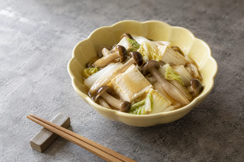 豆腐と白菜の中華煮の完成イメージ