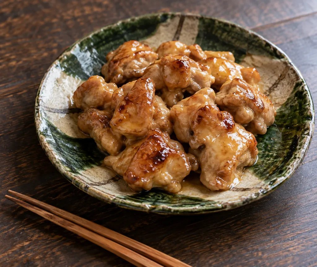 鶏もも肉のマヨ照り焼きの完成イメージ
