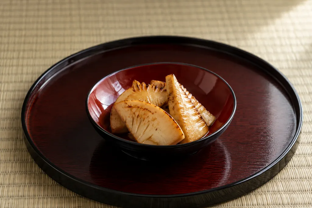 たけのこの生姜醤油焼きの完成イメージ