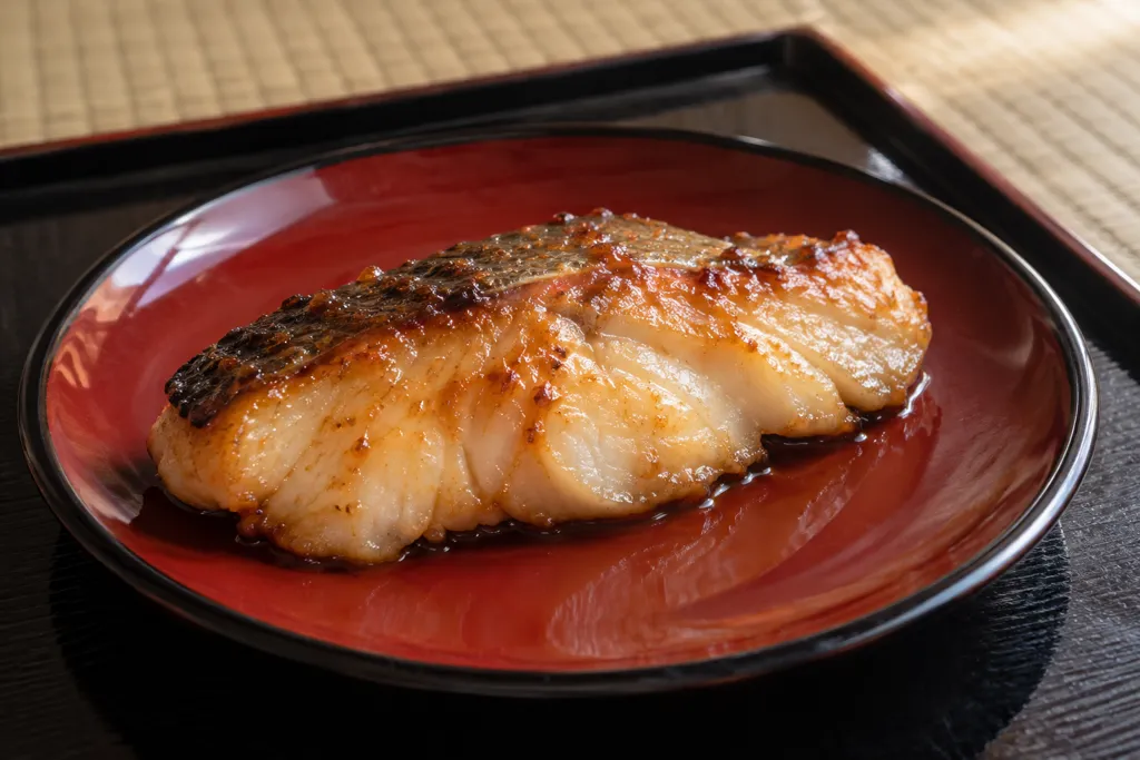 たらのごま油香る甘味噌焼きの完成イメージ