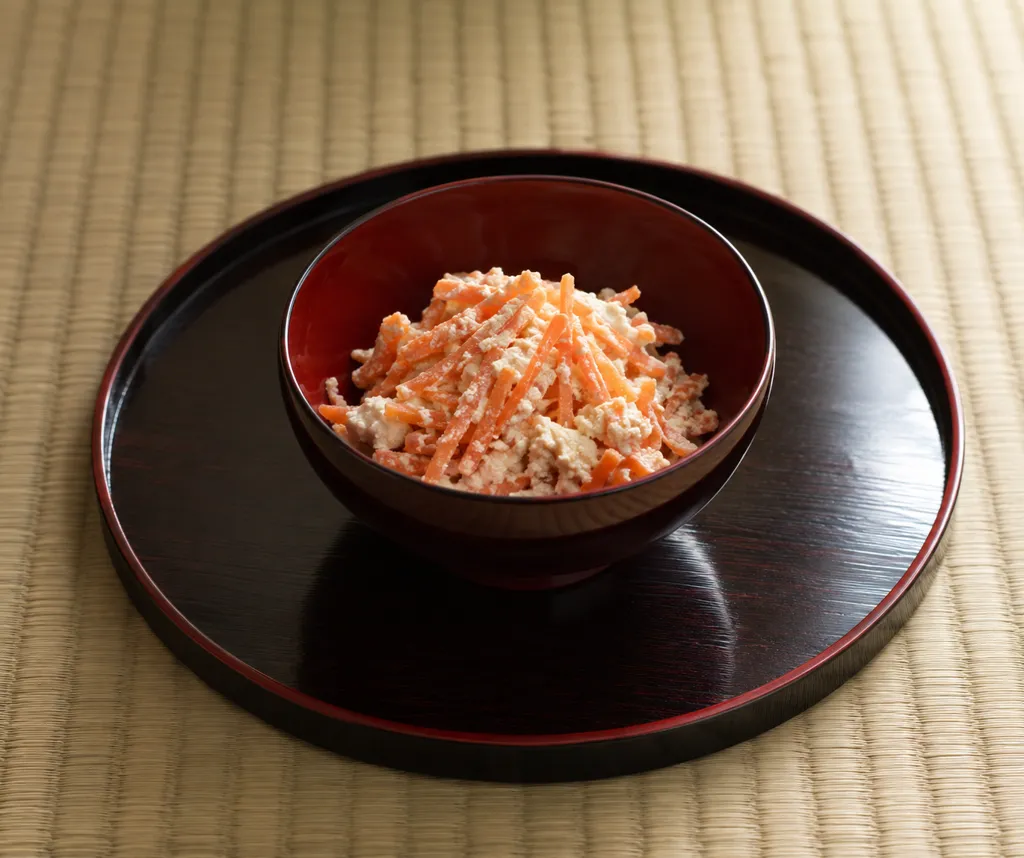 にんじんの白和えの完成イメージ
