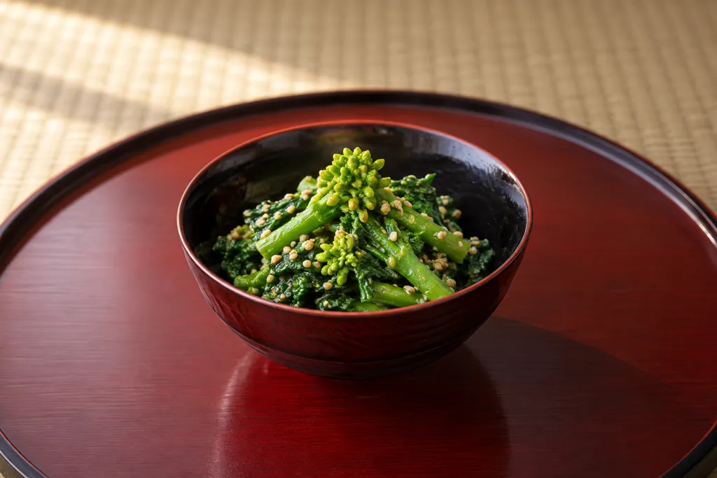 菜の花のナムルの完成イメージ