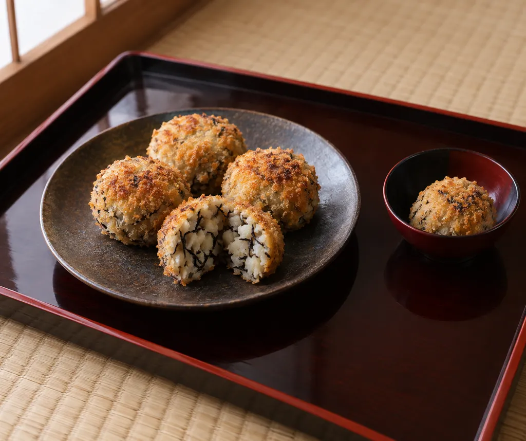 じゃがいもとひじきの焼きコロッケの完成イメージ