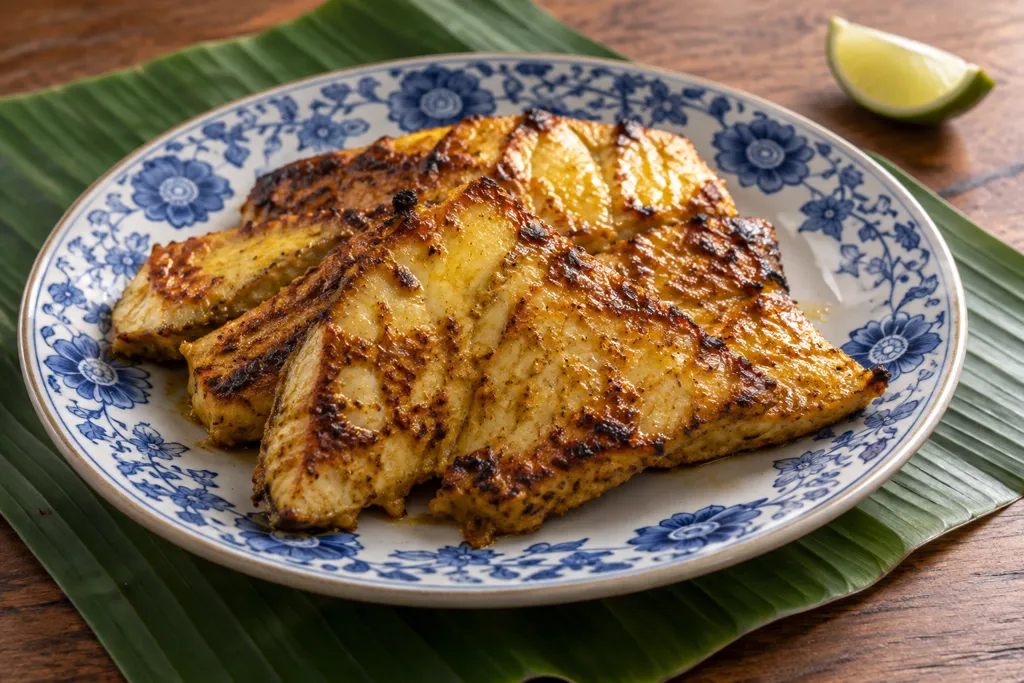 めかじきとヨーグルトのタンドリー風焼きの完成イメージ