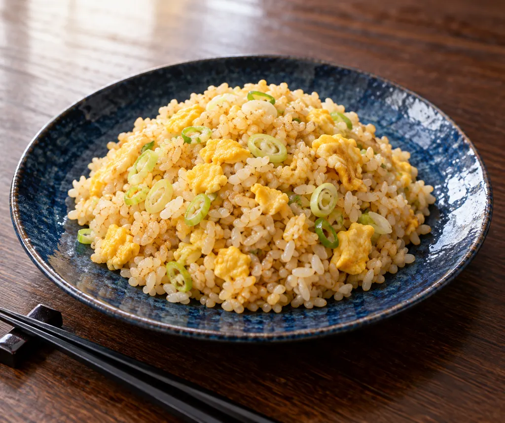 卵とねぎの焼きめしの完成イメージ