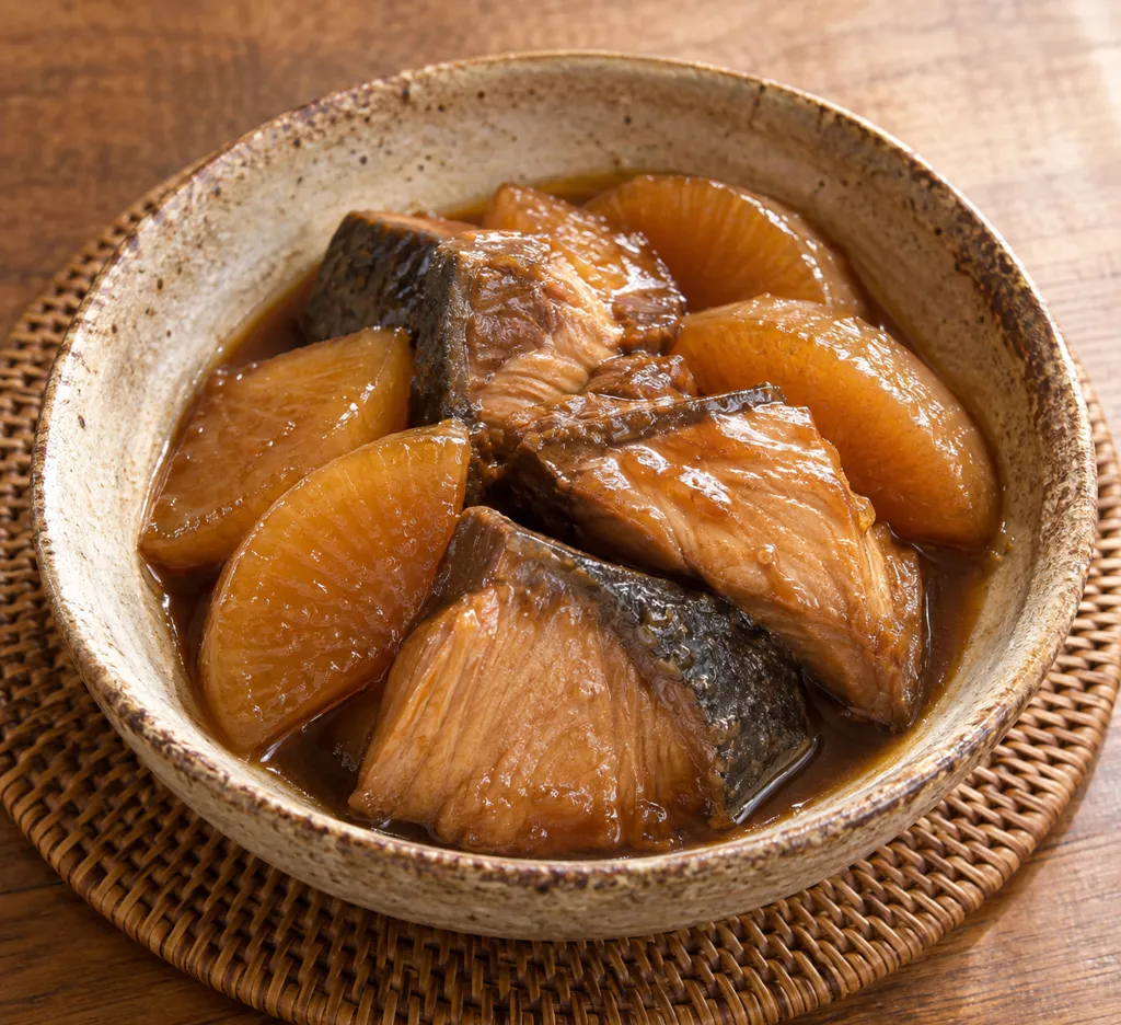 ぶりと大根のこっくり味噌煮込みの完成イメージ