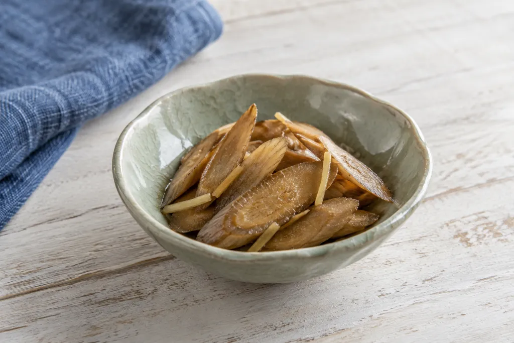 ごぼうのしょうが煮の完成イメージ