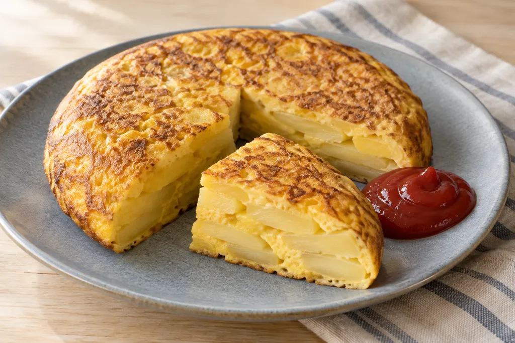 じゃがいもの厚焼きオムレツの完成イメージ
