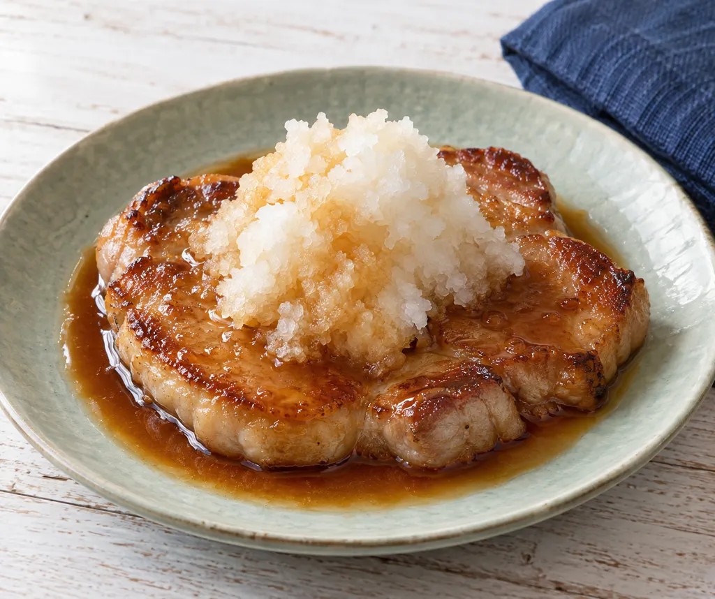 豚ロースと大根のおろし焼きの完成イメージ