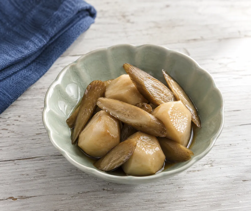 里芋とごぼうの煮しめの完成イメージ