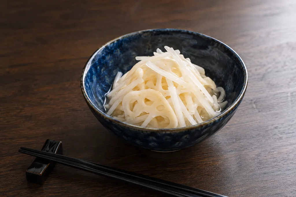 れんこんとかぶのなますの完成イメージ