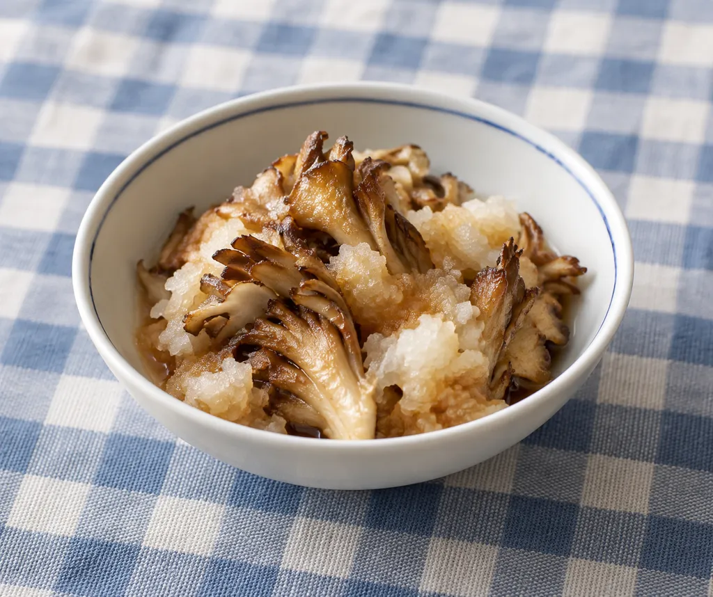 まいたけと大根の焼きおろし和えの完成イメージ