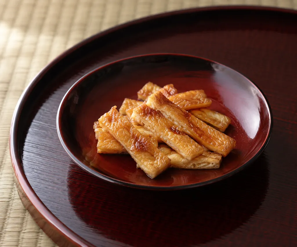 油揚げのぱりっと甘辛焼きの完成イメージ