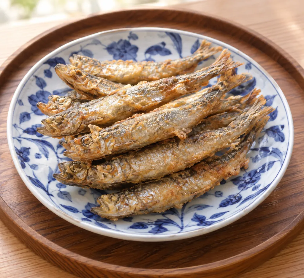 ししゃもの酢醤油風味竜田揚げの完成イメージ