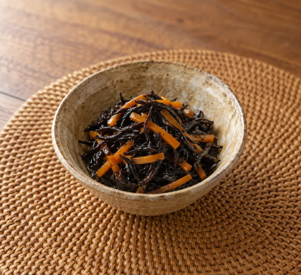 ひじきとにんじんの煮物の完成イメージ